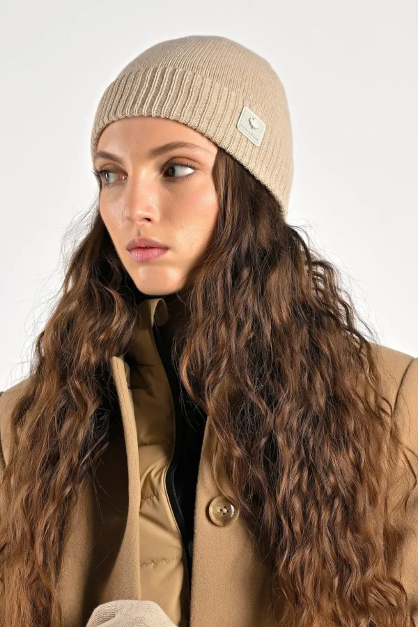 Beanie Con Lana E Cachemire