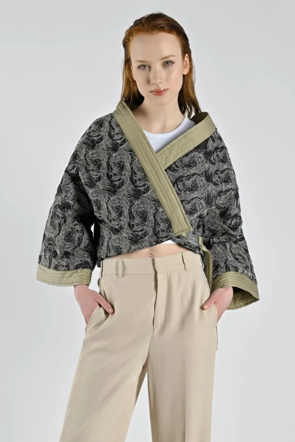 Kimono Zoe Manica Lunga