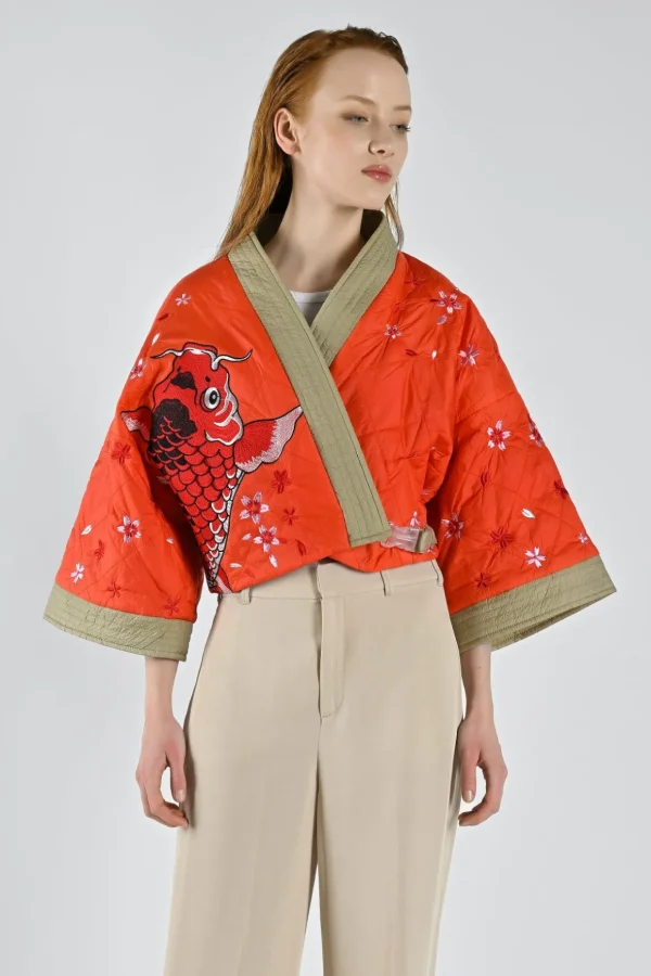 Kimono Zoe Manica Lunga