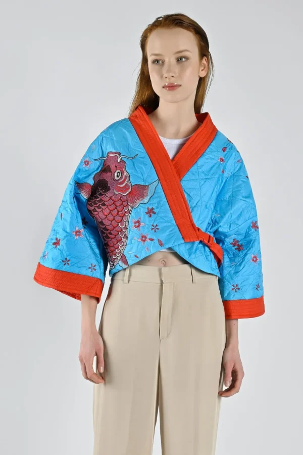 Kimono Zoe Manica Lunga